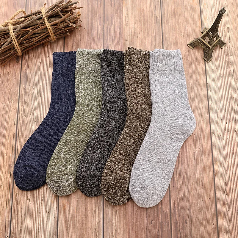 Premium Alpaca Wool Socks – 5-Pair