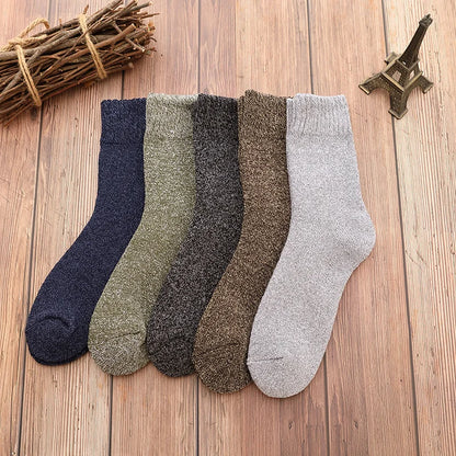 Premium Alpaca Wool Socks – 5-Pair