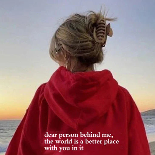 Dear Person Behind Me Hoodie